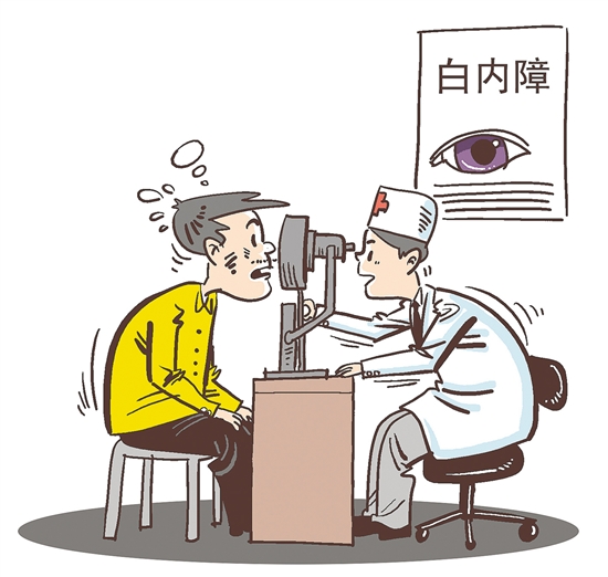 老人患白内障需及早